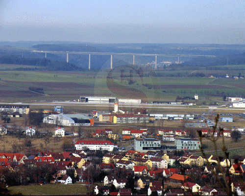 Blick ber Hohenlohe Schwbisch Hall